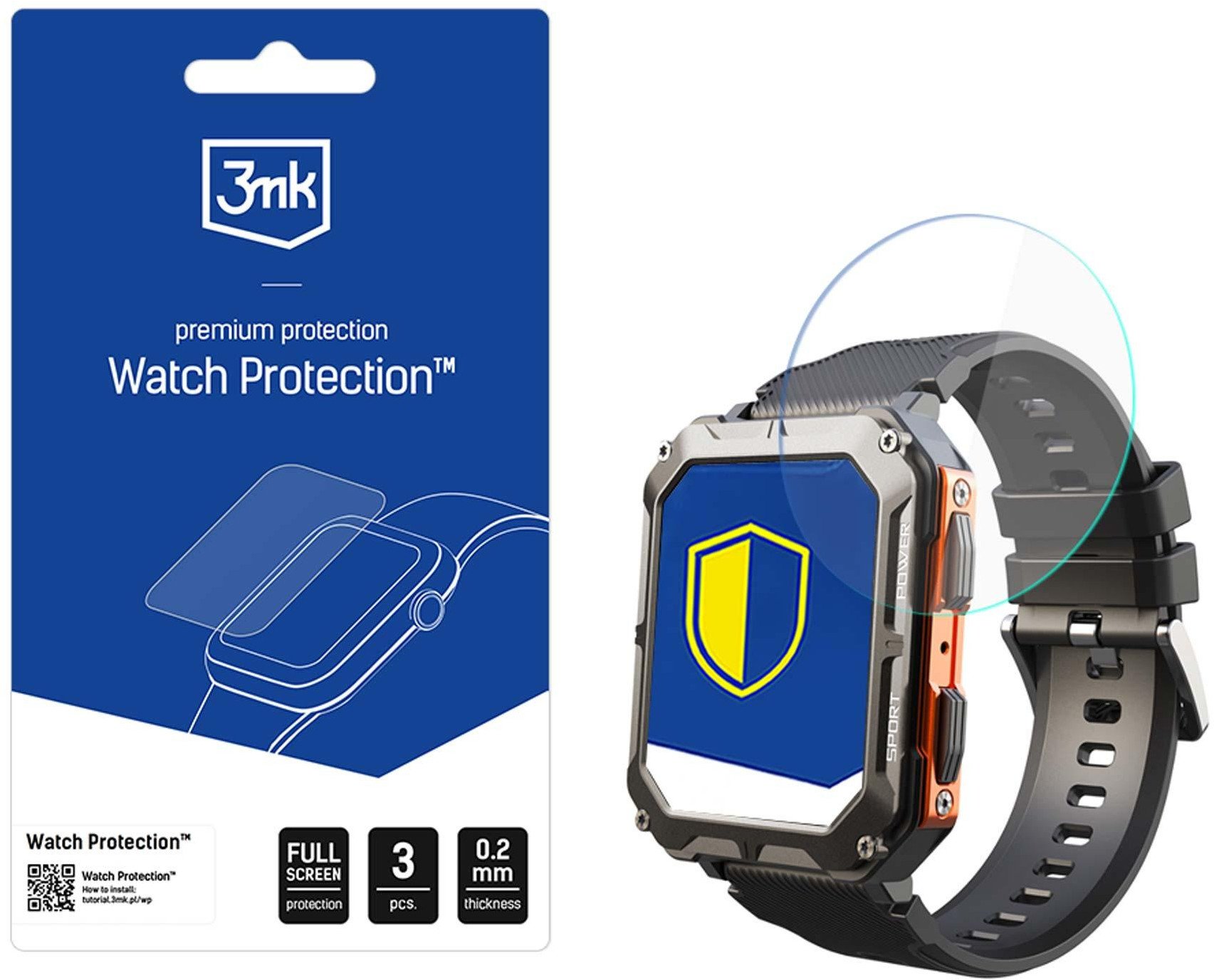 RUBICON RNCF27 - 3MK WATCH PROTECTION FLEXIBLEGLASS