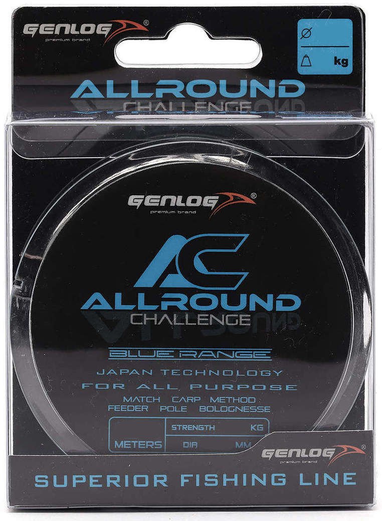 Genlog GZY-ACBR - GENLOG ŻYŁKA ALLROUND CHALLENGE BLUE RANGE 150m 0,20mm