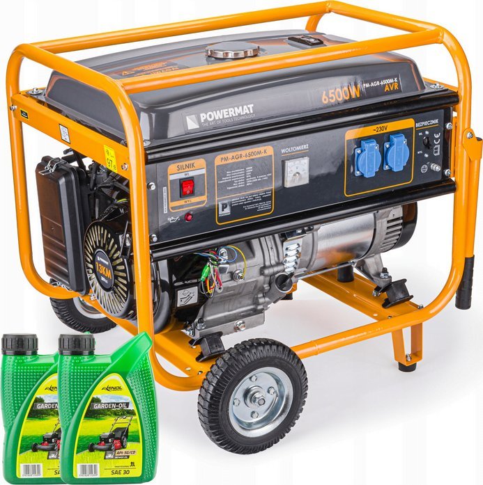 Agregat PRĄDOTWÓRCZY Generator 6500W 230V AVR
