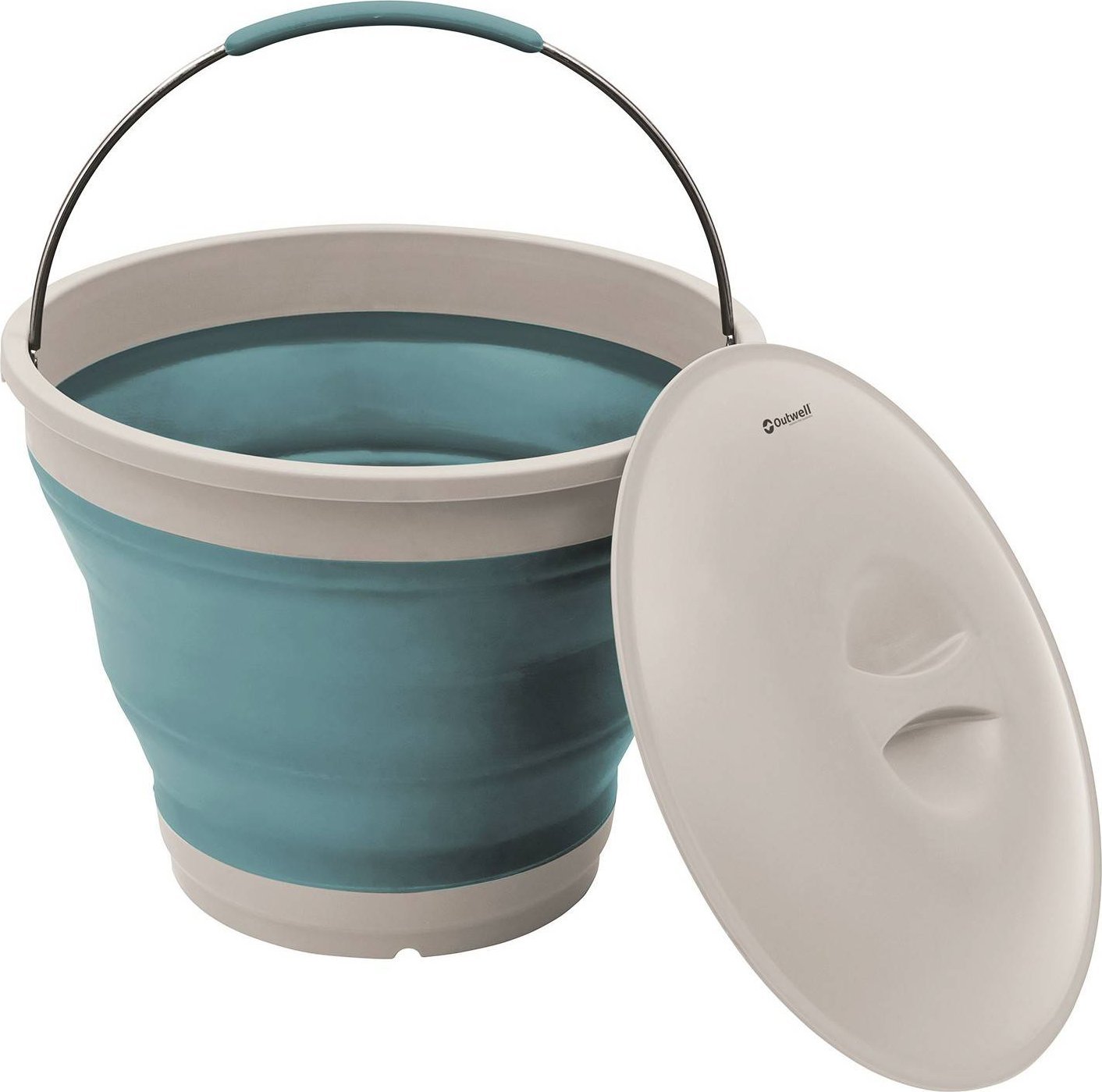 Outwell Wiadro składane Outwell Collaps Bucket w/lid - classic blue Uniwersalny