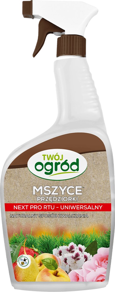Twój Ogród - Next Pro naturalny spray na mszyce, przędziorki, uniwersalny 1l