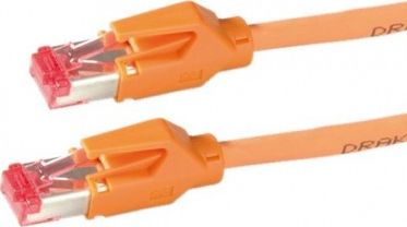 Draka DRAKA Patchcord S/FTP Kat.6 H pomarańczowy 5m