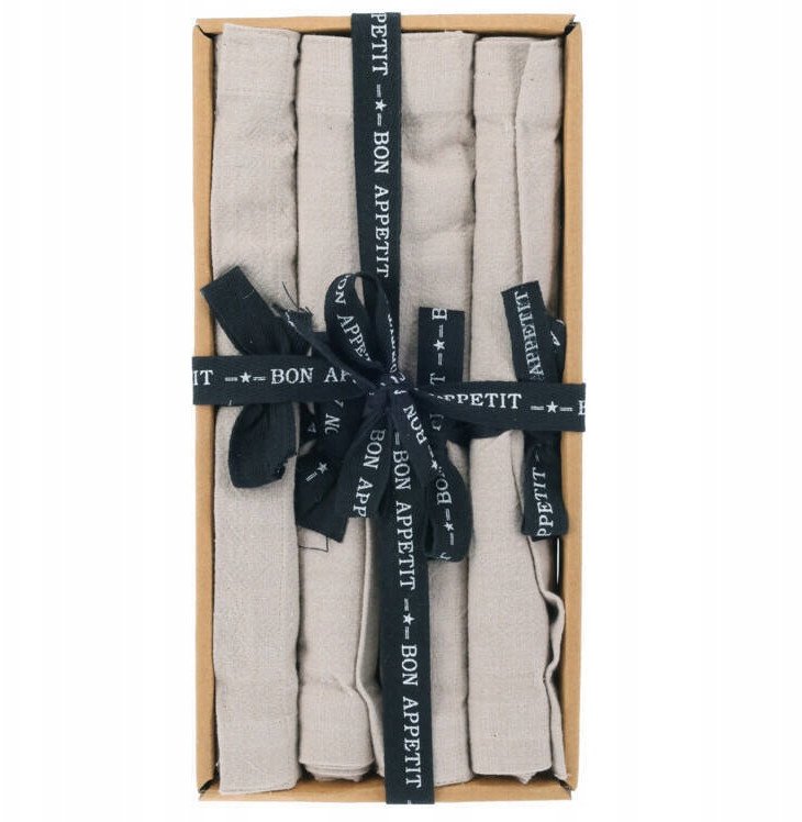 Podkładki na stół pod talerze, bawełniane, 4 sztuki, 48 x 33 cm