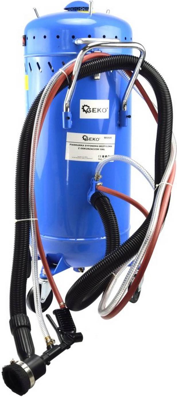 Geko #Piaskarka syfonowa bezpyłowa z odkurzaczem 106L (1)
