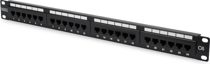 Digitus Patch panel 19" 1U 24 x RJ45 LSA kat. 6 (DN-91624U)