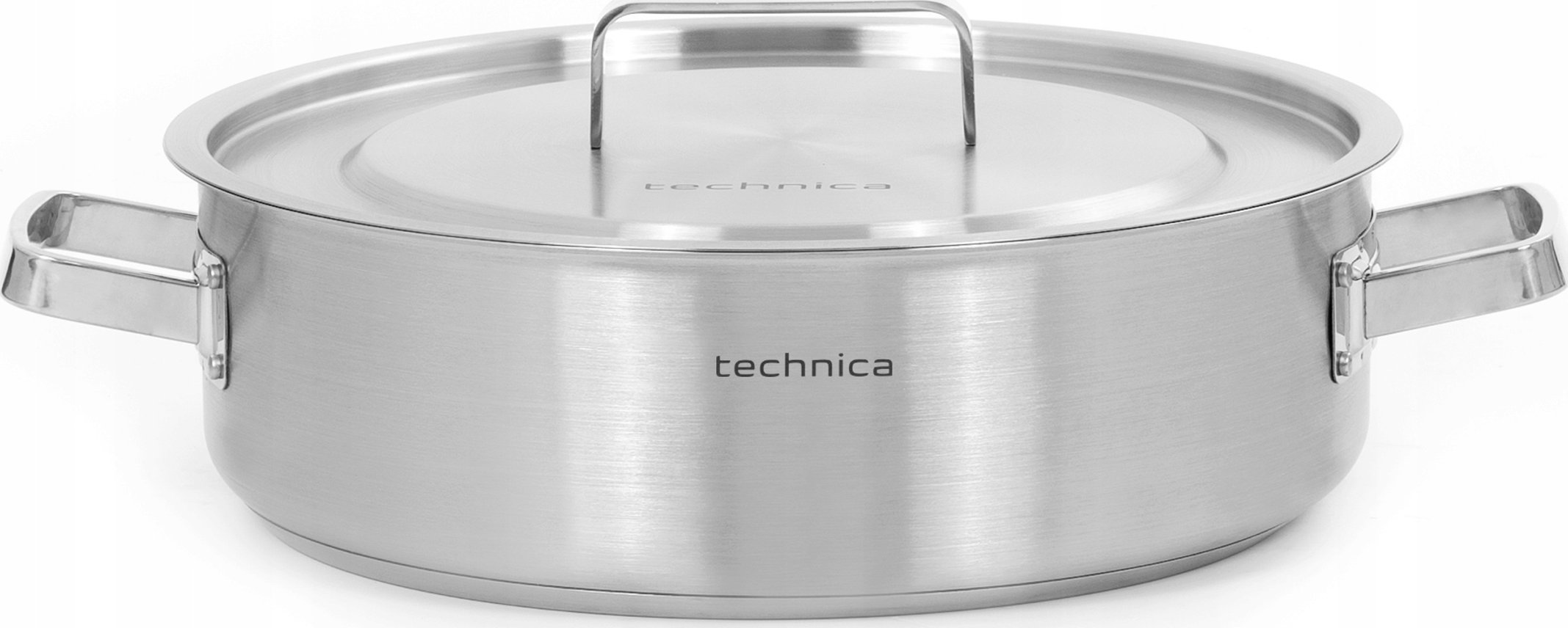 Technica Garnek do duszenia 11,2 l o średnicy 360 mm z pokrywką ze stali nierdzewnej | TECHNICA, Platinum Line