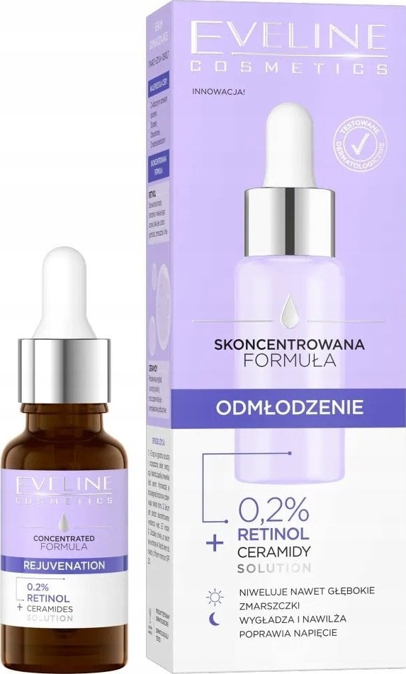 Skoncentrowana Formuła serum odmładzające do twarzy Odmłodzenie 18ml