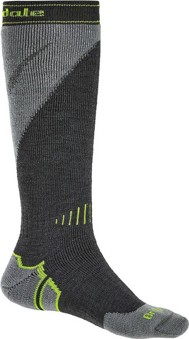 Bridgedale Skarpety narciarskie Bridgedale Ski Midweight+ Merino P - gunmet/stone 36 - 39