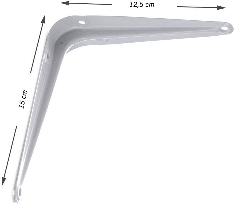 SHELF HOLDER 125X150 SB-01 WHITE