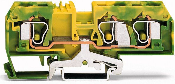 Wago Złączka 3-przewodowa 10mm2 żółto-zielona (284-687)