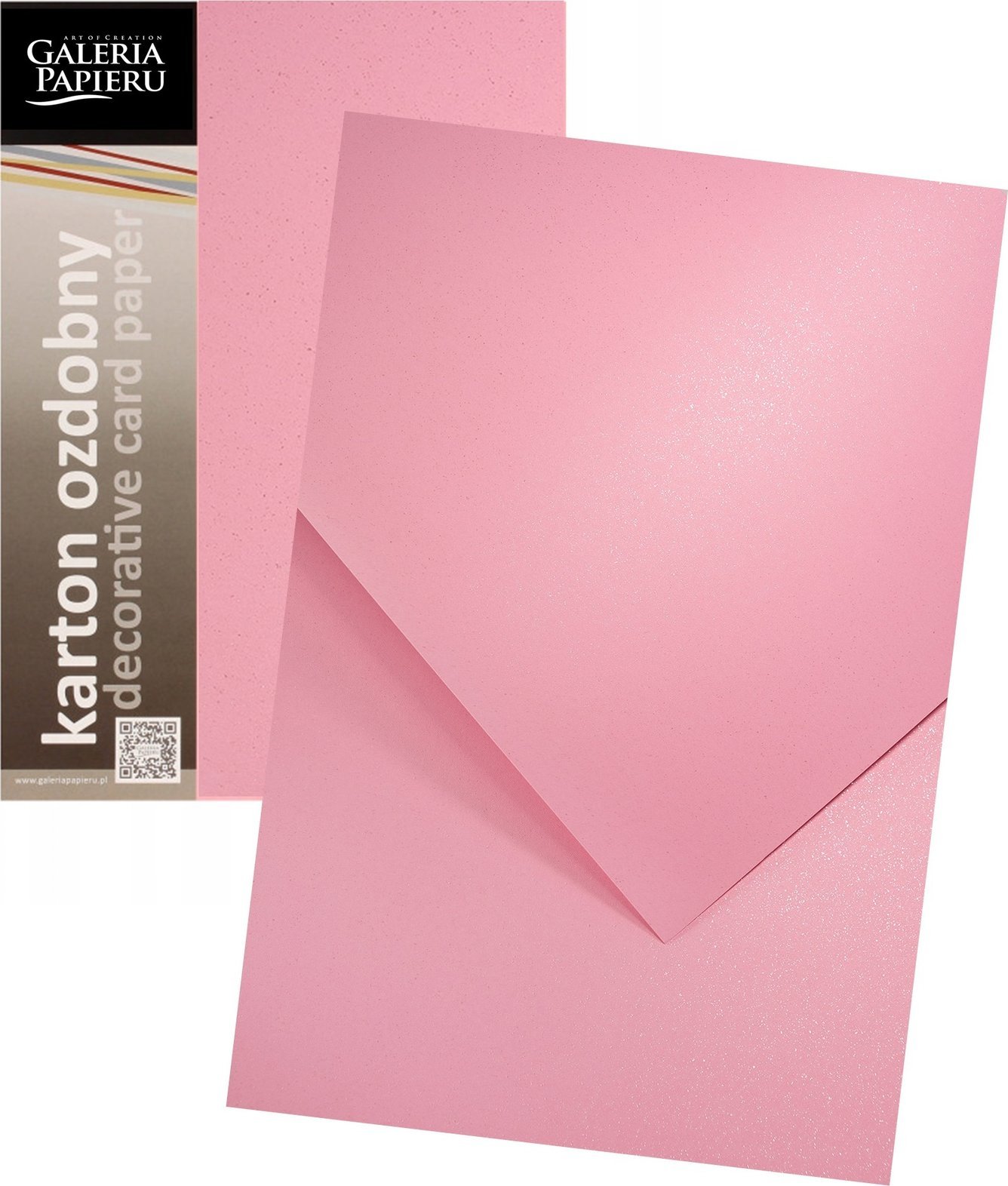 GALERIA PAPIERU Karton ozdobny Galeria Papieru A4/200g Mika różowy (20)