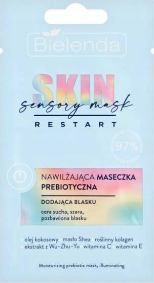 Bielenda Bielenda Skin Restart Sensory Mask Nawilżająca Maseczka prebiotyczna - dodająca blasku 8g