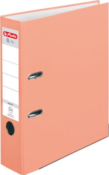 Segregator Herlitz dźwigniowy A4 80mm różowy (SG88HR)