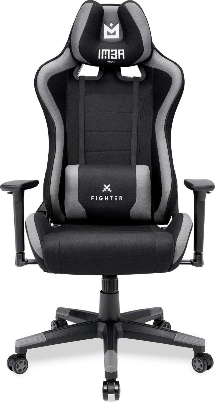 Fotel IMBA Seat Fighter czarno-szary