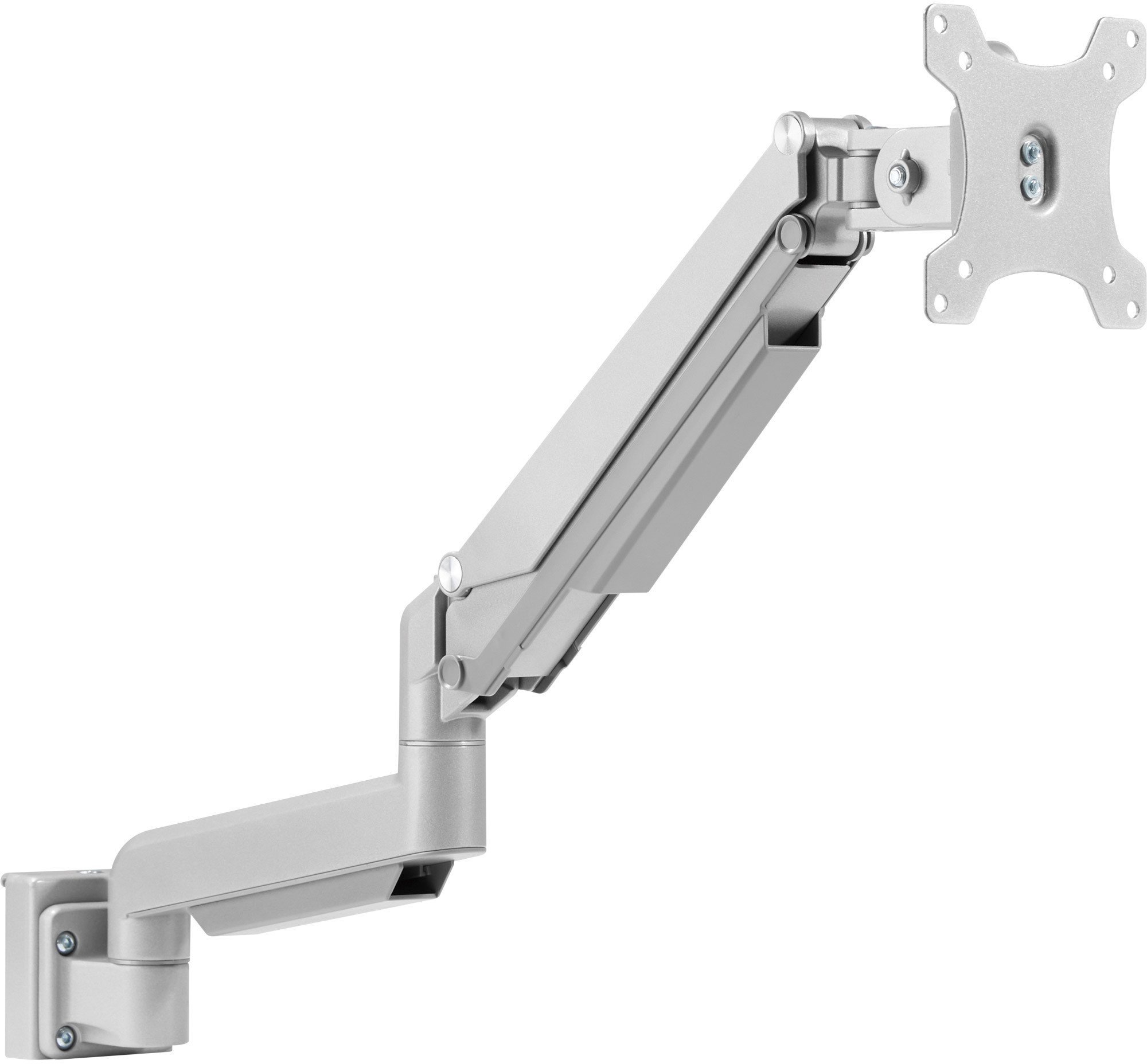 InLine® Slatwall Lifter Monitorhalterung, silber