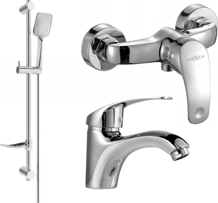 Bateria prysznicowa Mexen Mexen Fabia DF62 zestaw prysznicowy, chrom - 746504DF62-00