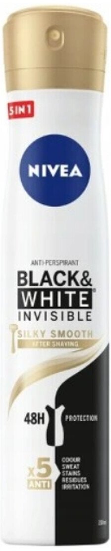 Nivea White & Black Invisible Antyperspirant w sprayu Silky Smooth 200ml