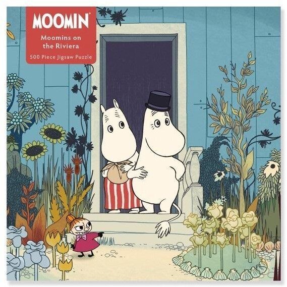 Puzzle 500 Muminki Mama, Tata i Mała Mi