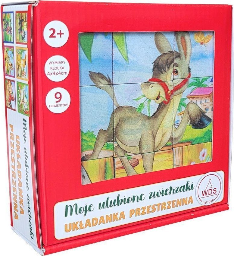 Układanka przestrzenna - Moje ulubione zwierzaki