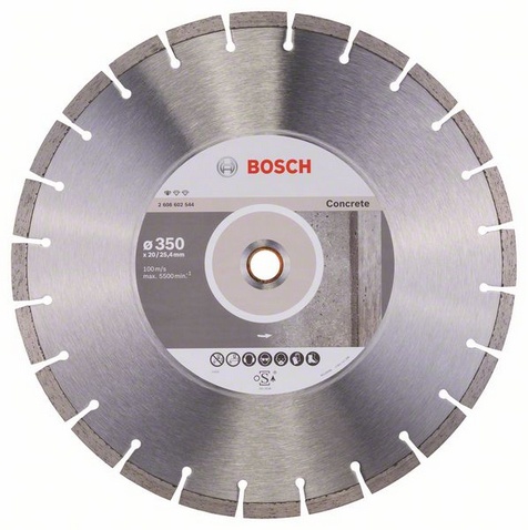 Bosch Tarcza tnąca diamentowa Standard for Concrete 350 x 25,4mm (2608602544)