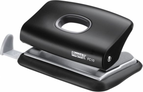 Dziurkacz Rapid 10 kartek Czarny (23638501)