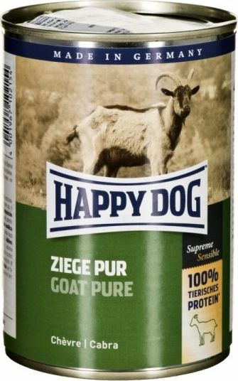 Happy Dog Puszka dla psa - Koza (Ziege Pur) 400g