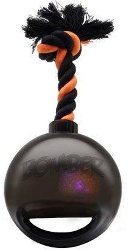 Happy Dog Zabawka Bomber Bomb, L, 17cm, czarna