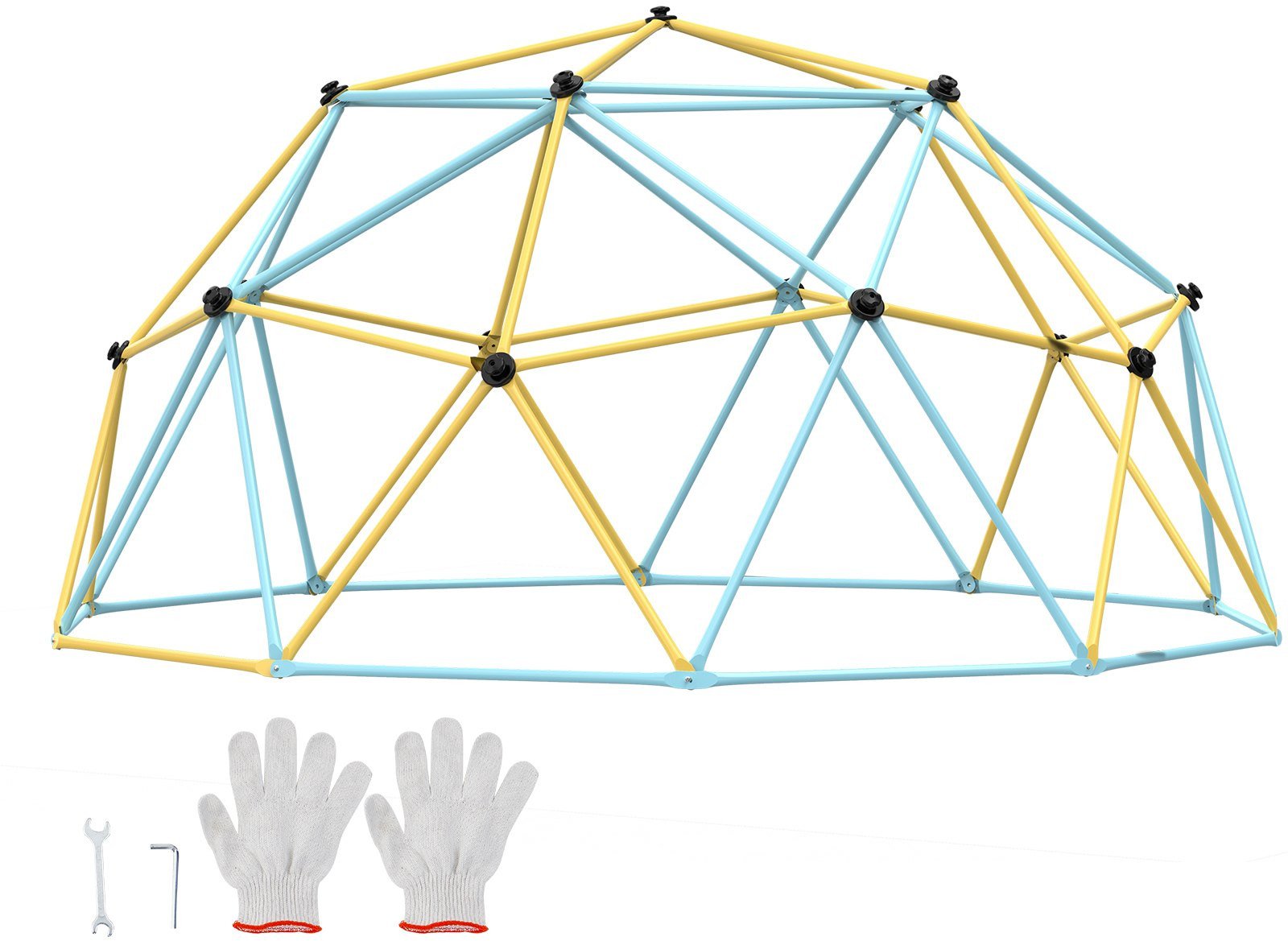 Kopuła wspinaczkowa metalowa ogród drabinka solidna łatwy montaż 1.8m