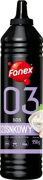 Fanex Sos czosnkowy 950g - Fanex