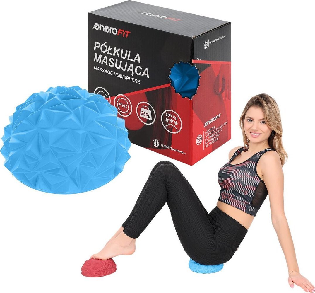 Triton PÓŁKULA SENSORYCZNA DO MASAŻU DIAMENT NIEBIESKA ENERO FIT