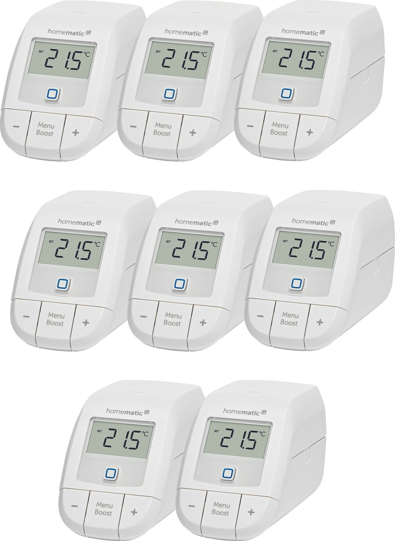 HomeMatic IP Homematic IP Heizkörperthermostat – basic 8er Set
