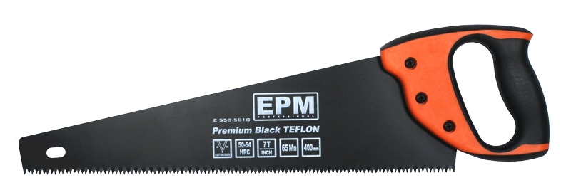 EPM Piła ręczna teflonowa 400mm 7 zębów na cal PREMIUM BLACK - E-550-5010
