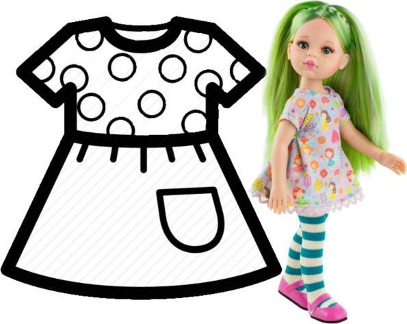 paola reina PAOLA REINA Ubranko dla lalek 32 cm 54530
