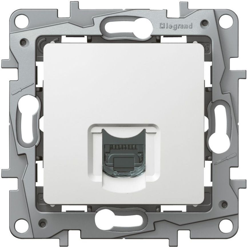 Legrand Gniazdo komputerowe Niloe pojedyncze RJ45 kat. 6 biały (664775)