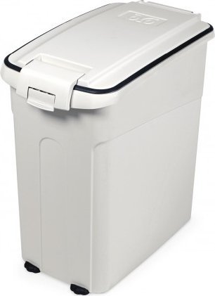 Barry King Pojemnik na suchą karmę L, 54L, biały, 49x30x54cm