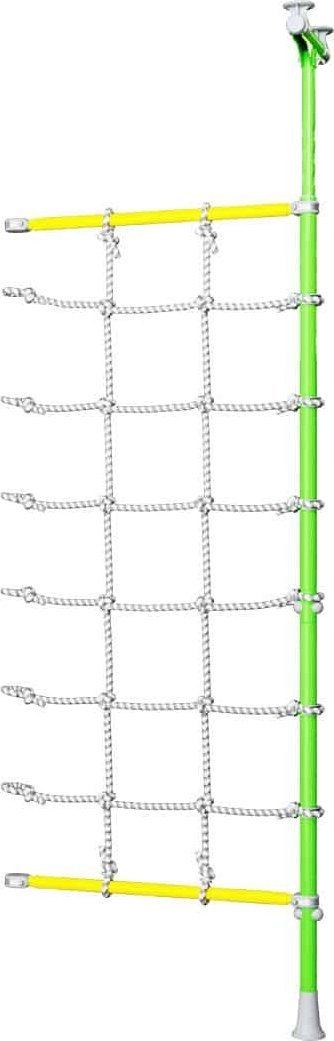 Małpiszon Słupek rozporowy z siatką do drabinki jasnozielony Kometa