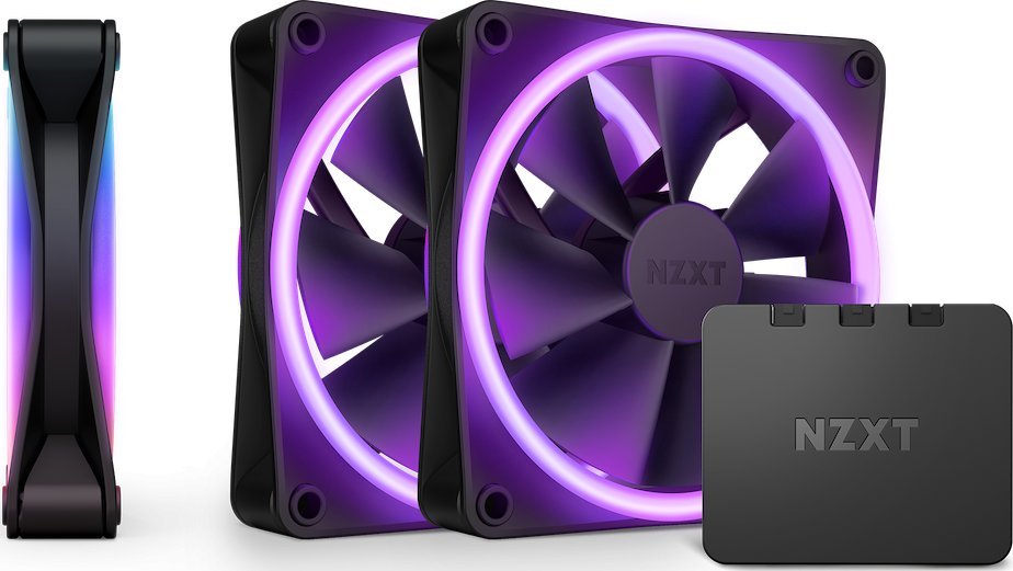 Wentylator Nzxt F120 RGB DUO 3-pack + Hub (RF-D12TF-B1)