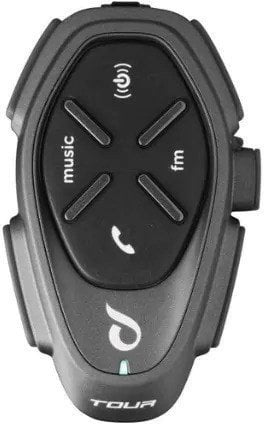 Intercom motocyklowy INTERPHONE TOUR HD, komplet na 1 kask