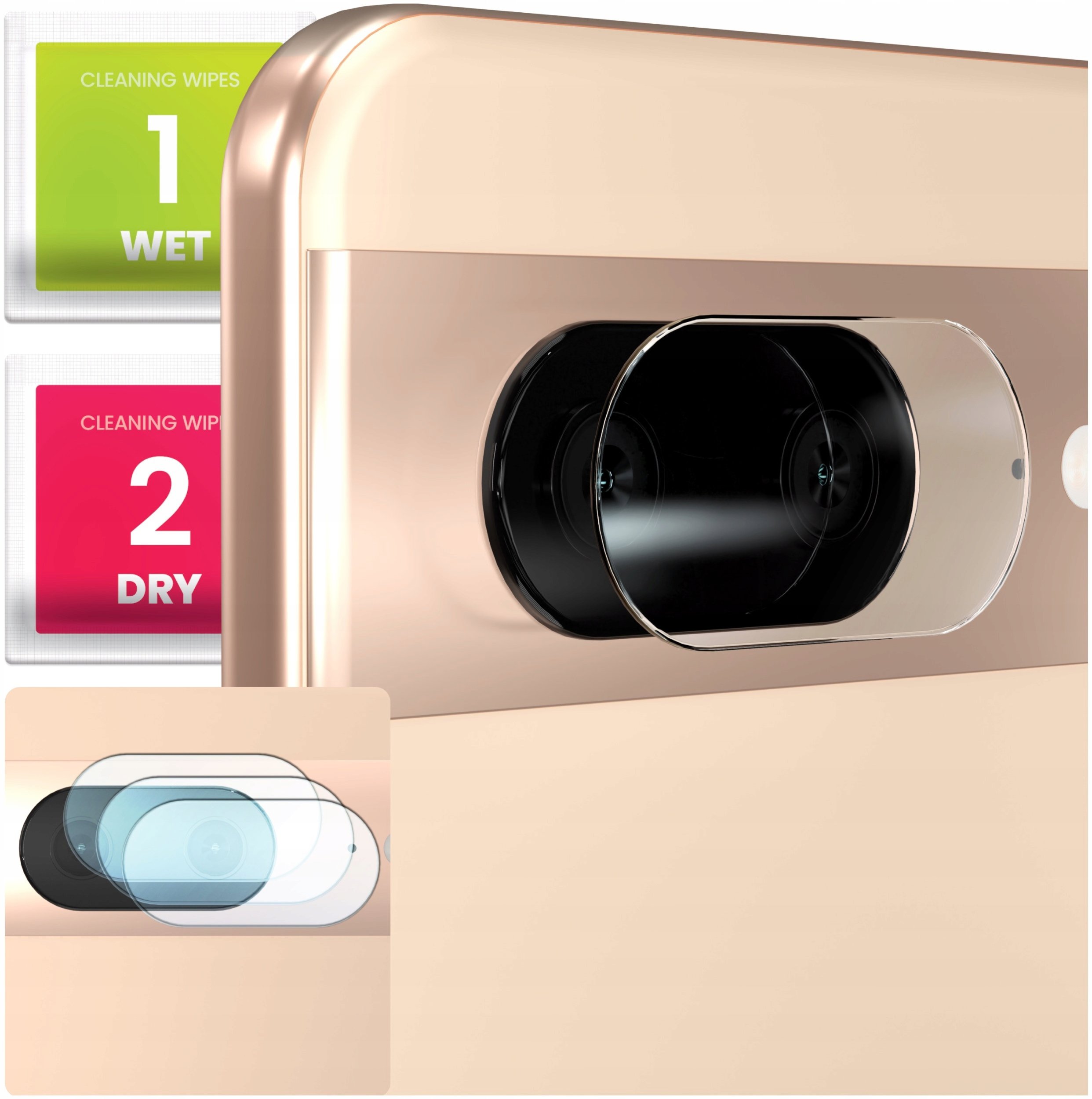 3-PAK Szkło Na Aparat Do Google Pixel 7 (Hartowane, Ochronne, Na Obiektyw)