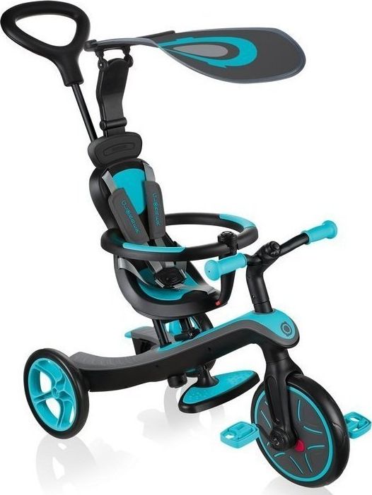SMJ sport Rowerek Globber Teal Explorer Trike 4w1 czarno-niebieski