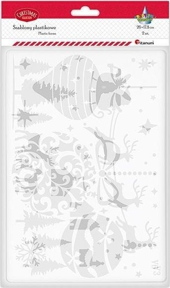 Szablony plastikowe 260x178mm 2szt