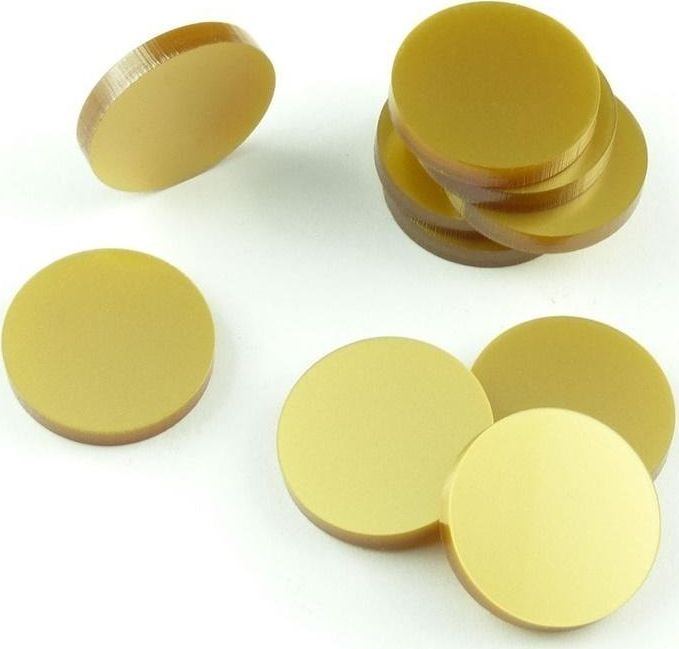 Crafters Crafters: Znaczniki akrylowe - Metaliczne - Złote (10)