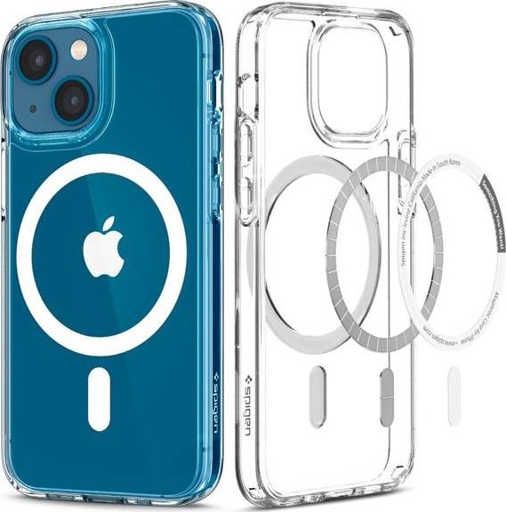 Spigen Etui Spigen Ultra Hybrid Mag MagSafe Apple iPhone 13 White