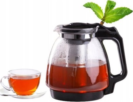 Altom Dzbanek z zaparzaczem do herbaty i ziół szklany 2,2l