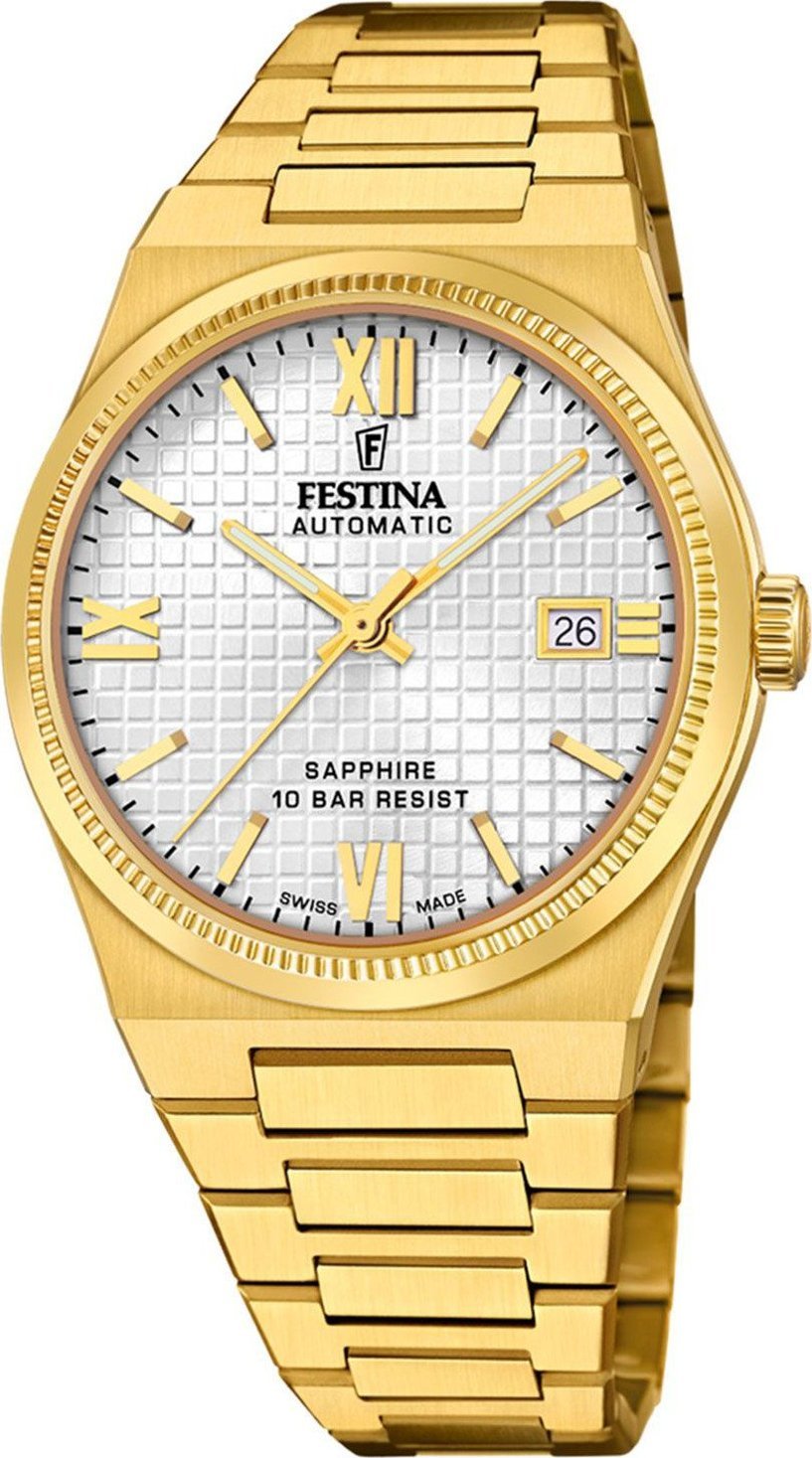 Zegarek Festina Zegarek męski Festina F20032-1 złoty