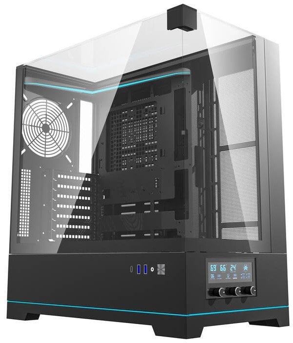 Obudowa Darkflash DY450 ARGB czarna bez wentylatorów