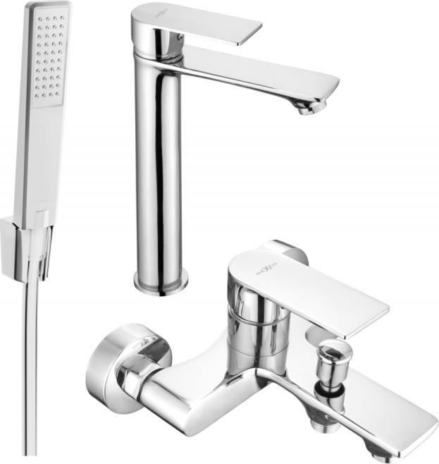 Bateria wannowa Mexen Mexen Royo R72 zestaw wannowy, chrom - 72213R72-00