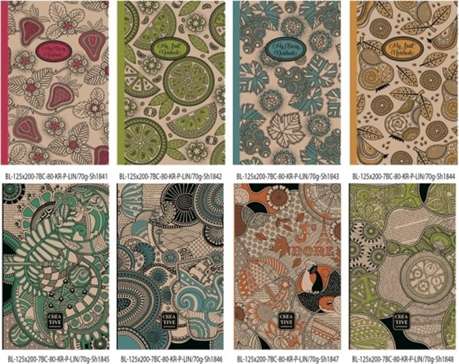 Fresh Notatnik ozdobny 125x200/80K linia TW FRESH