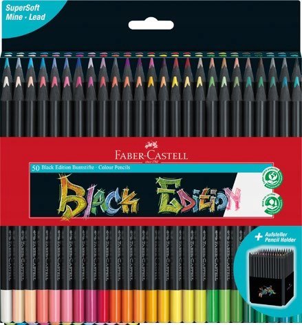 Kredki tr?jk?tne Black Edition 50 kolor?w