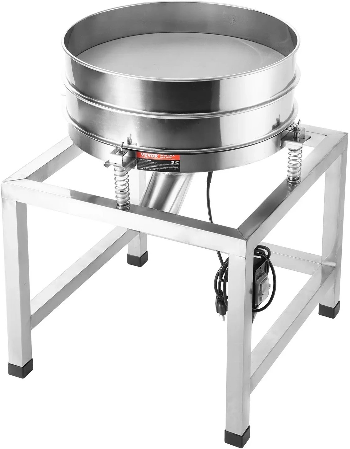 Sito Przesiewacz do Mąki Elektryczny Stalowy do Gastronomii 570 mm